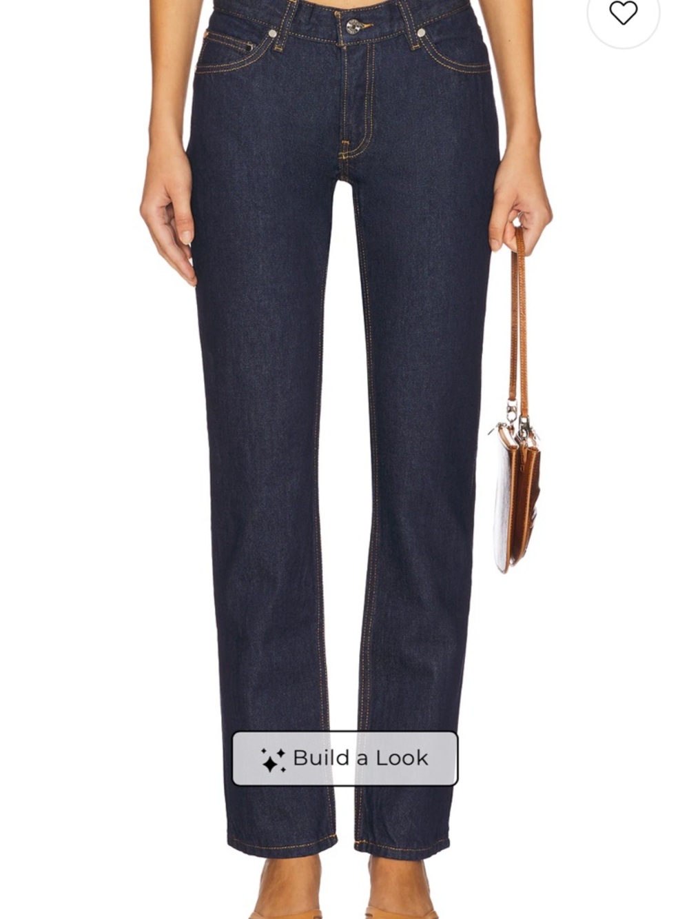EB denim Low Rise Straight in Havana Night